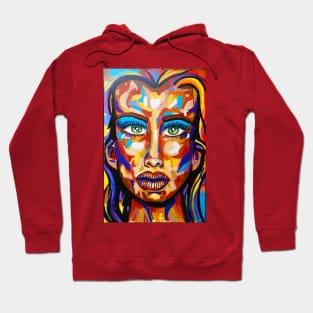 Female Face Hoodie